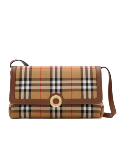 Burberry Check Clutch In Pattern