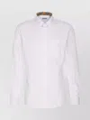Burberry Long-sleeved Button-up Cotton Shirt In White