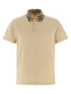 Burberry Polo Shirt In Neutral