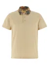 Burberry Polo Shirt In Neutral