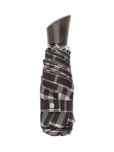 Burberry Check Compact In Brown