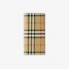 Burberry Check Continental Wallet In Archive Beige