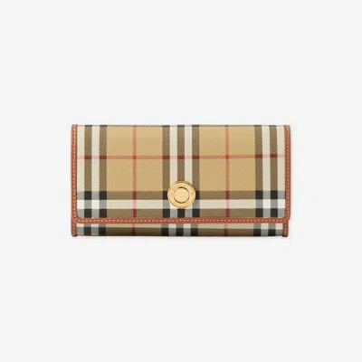 BURBERRY BURBERRY CHECK CONTINENTAL WALLET