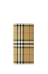 Burberry Check Continental Wallet In Archive Beige
