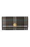 Burberry Checkered Wallet In Snug