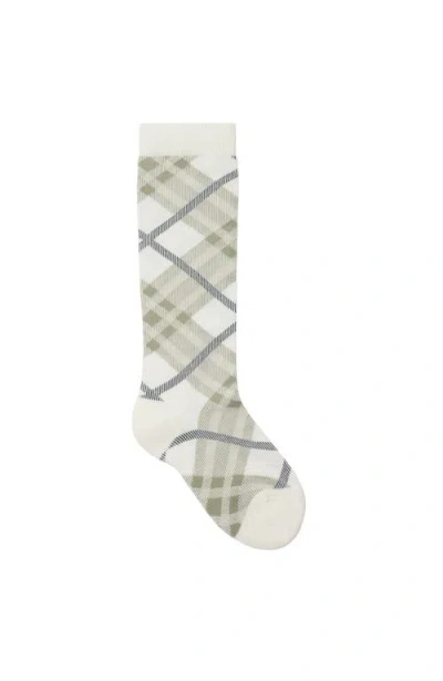 Burberry Check Cotton Blend Socks