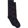 Burberry Check Cotton Blend Socks In Multi