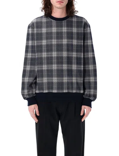 Burberry Embroidered Stretch Cotton Blend Sweatshirt In Multicolor