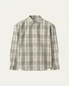 Burberry Check Cotton Button-down Shirt