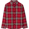 Burberry Check Cotton Flannel Shirt In Multi