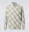 Burberry Check Cotton Overshirt In Cotton Ip Check