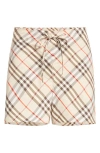 Burberry Check Cotton Pajama Shorts