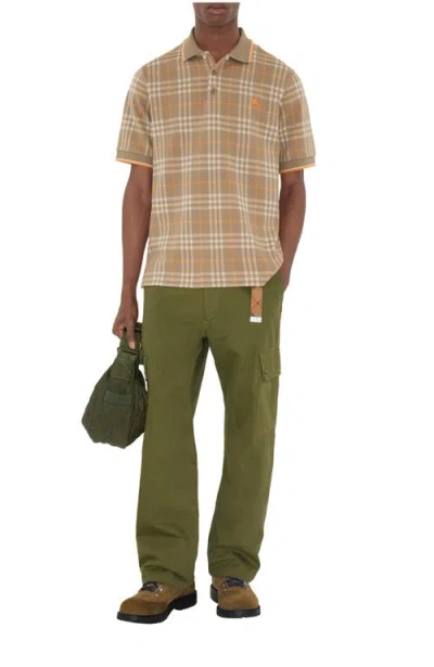 BURBERRY BURBERRY CHECK COTTON POLO SHIRT