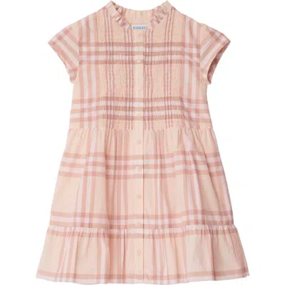 Burberry Kids' Girl's Rose Check Smocked Dress