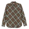 Burberry Check Cotton Poplin Shirt In Multi