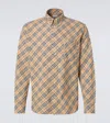Burberry Vintage Check Long-sleeved Shirt In Sand Ip Check