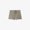 Burberry Vintage Check Shorts In Husk