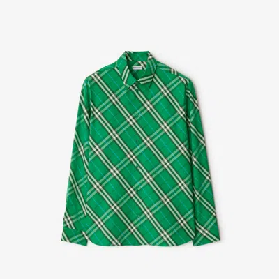BURBERRY BURBERRY REGULAR FIT CHECK COTTON SHIRT