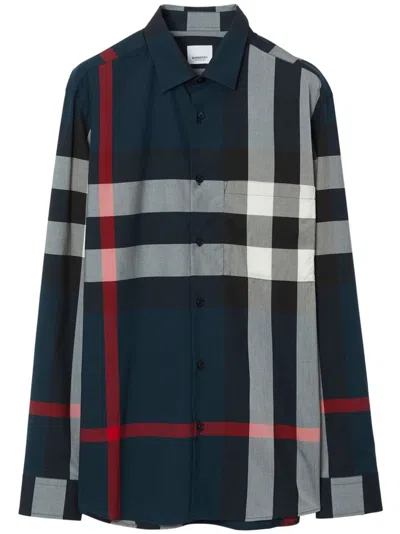 BURBERRY BURBERRY CHECK COTTON SHIRT