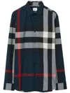 Burberry Long Sleeve Summerton Shirt In Green