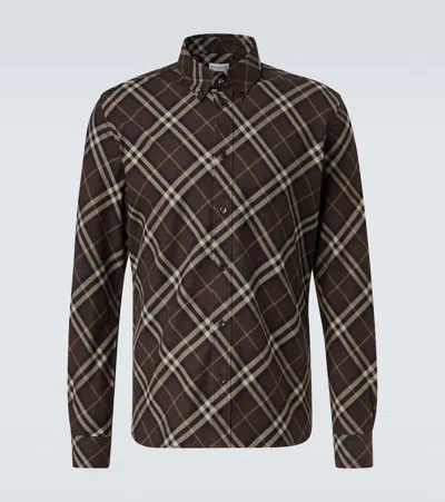 BURBERRY CHECK COTTON SHIRT