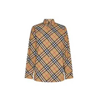 BURBERRY CHECK COTTON SHIRT