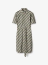 Burberry Woman Beige Dresses In Husk