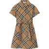 BURBERRY BURBERRY CHECK COTTON SHIRT DRESS