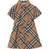 Burberry Baby Girl's, Little Girl's & Girl's Guilietta Check Shirtdress In Sand