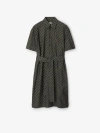 Burberry Check-pattern Cotton Shirt Dress In Snug