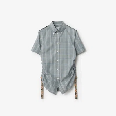 BURBERRY BURBERRY SLIM FIT CHECK COTTON SHIRT