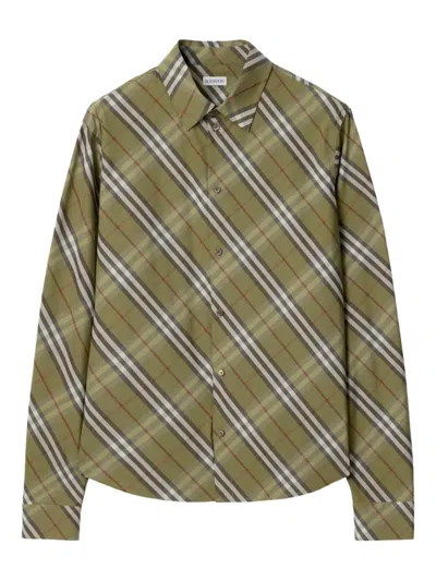 Burberry Relaxed Fit Check Cotton Shirt In Multi