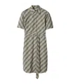 Burberry Woman Beige Dresses In Gray