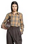 Burberry Check Cotton Shirt In Multi