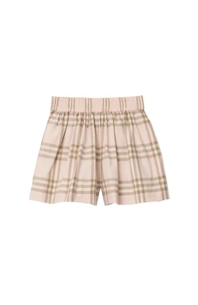 BURBERRY BURBERRY CHECK COTTON SHORTS