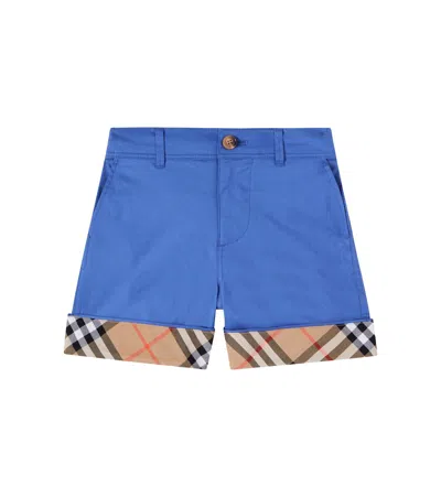 BURBERRY BURBERRY CHECK COTTON SHORTS