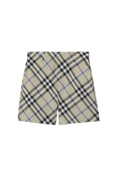 BURBERRY BURBERRY CHECK COTTON SHORTS
