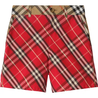 BURBERRY BURBERRY CHECK COTTON SHORTS