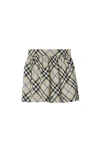 Burberry Check Cotton Skirt
