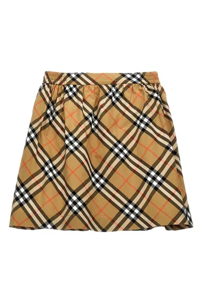 Burberry Check Cotton Skirt