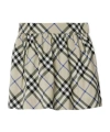 Burberry Check Cotton Skirt In Multicolor