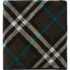 Burberry Cotton Check Towel In Snug
