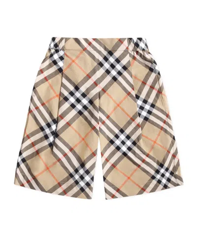 Burberry Check Cotton Trousers