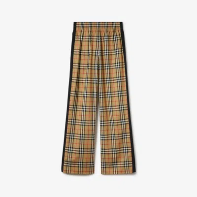 Burberry Check Cotton Trousers
