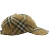 Burberry Checked Cotton-twill Baseball Cap In Camp Ip Check