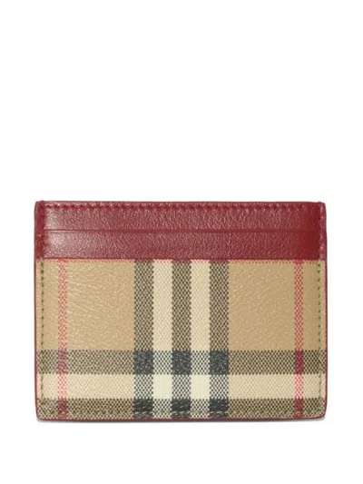 BURBERRY BURBERRY CHECK CREDIT CARD CASE
