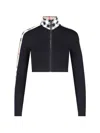 Burberry Cropped Polyamide Blend Top With High Collar