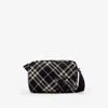 Burberry Ip Check Crossbody Bag In Black/calico