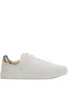Burberry Check Cuff Leather Set Trainers In White