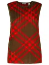 Burberry Wool And Mohair Checked Sweater